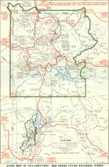 1929 Yellowstone and Grand Teton National Parks...