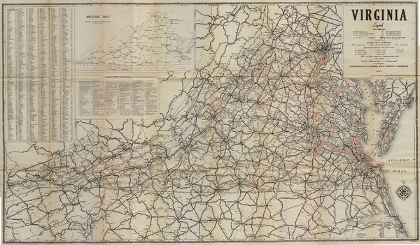 1940 Virginia Map