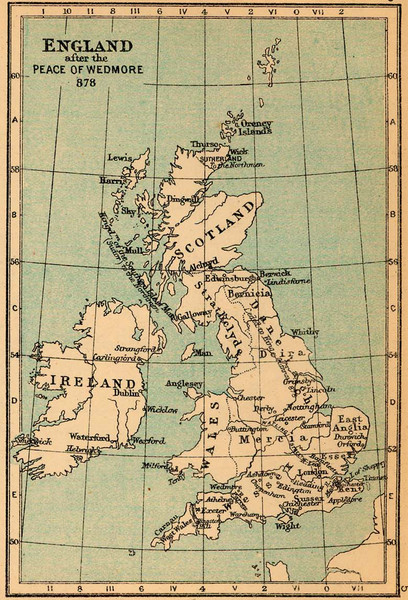 878 England Map