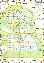 Adelaide, Australia City Map