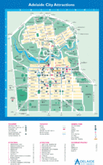 Adelaide Australia City Map