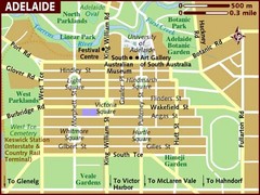 Adelaide City Map