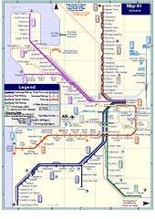 Adelaide Rail and Tram Map