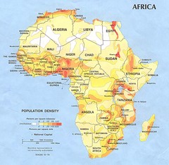 Africa Population Map