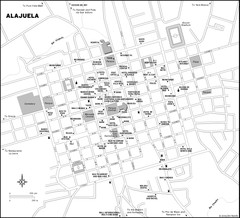 Alajuela City Map