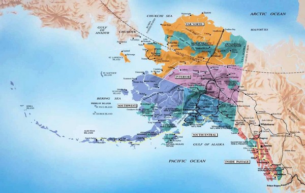 map of alaska with cities and towns. View LocationView Map. click for. Fullsize Alaska Map