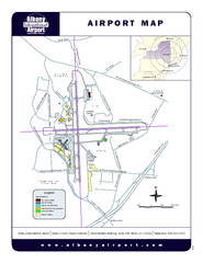 Albany International Airport Map
