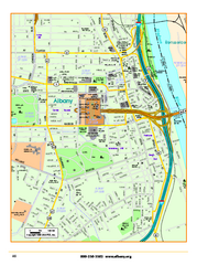 Albany downtown map