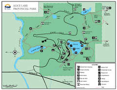 Alice Lake Provincal Park Map