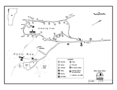 Allis State Park campground map