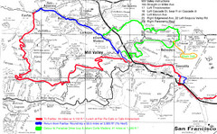 Alpine Dam Seven Sisters Road Bike Route Map...