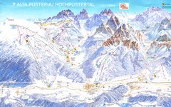 Alta Pusteria Ski Trail Map