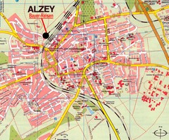 Alzey City Map