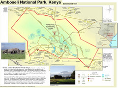 Amboseli National Park Map