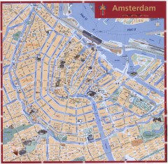 Amsterdam Tourist map