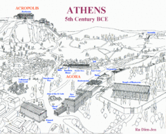 Ancient Athens Map
