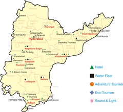 Andhra Pradesh Tourist Map