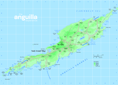 Anguilla Island Map