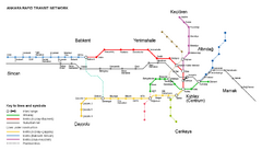 Ankara Rail Map