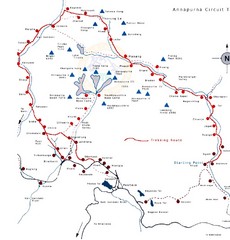 Annapurna Trail Map
