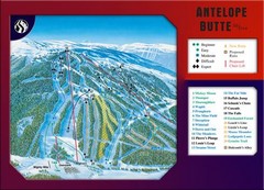 Antelope Butte Ski Area Ski Trail Map