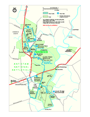 Antietam National Battlefield Official Map