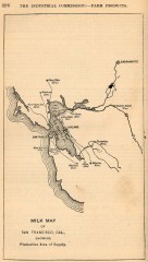 Antique map of San Francisco from 1901