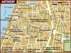 Antwerp City Map