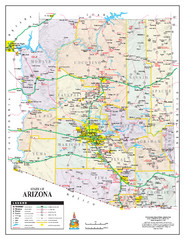 Arizona State Road Map