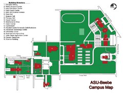 Arkansas State University-Beebe Campus Map