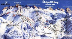 Arlberg – St Anton Ski Trail Map