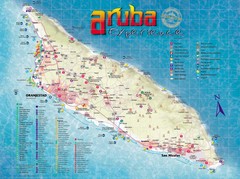 Aruba Tourist Map