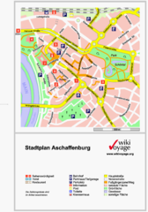 Aschaffenburg Tourist Map