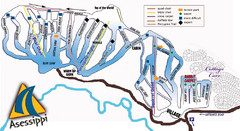 Asessippi Winter Park Ski Trail Map