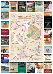Ashe County Restaurant Map