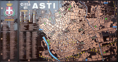 Asti map at stazione
