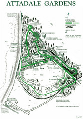 Attadale Gardens Map