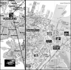Auckland Tourist Map