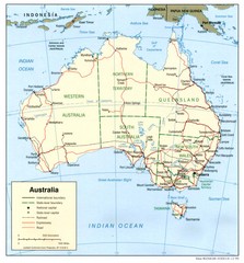 Australia Country Map