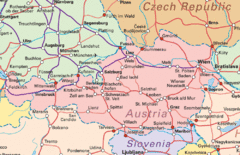 Austria Tourist Map