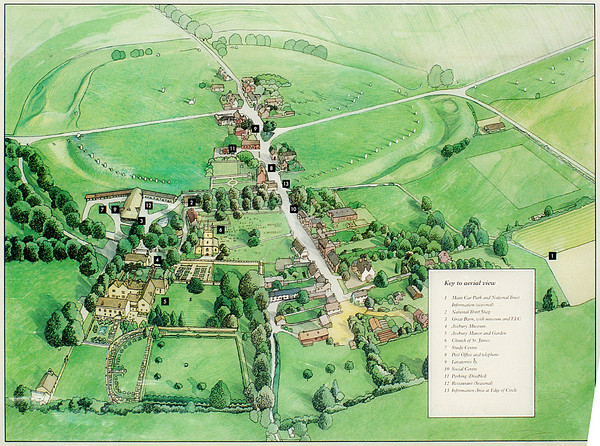 Avebury Tourist Map