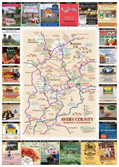 Avery County Restaurants Map