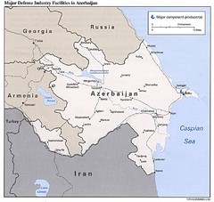 Azerbaijan Defense Facilities Map