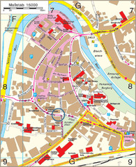 Backnang City Map