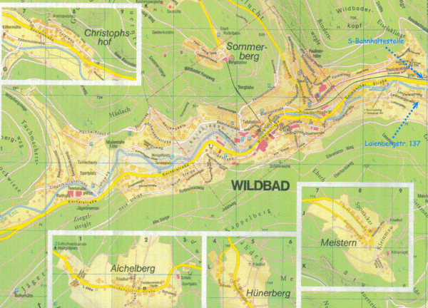 Bad Wildbad Map