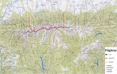 Bagaras Mountains Hiking Trail Map