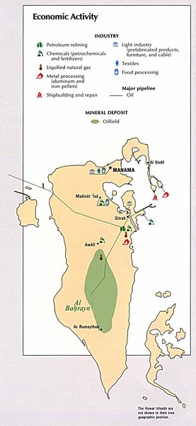 Bahrain Economic Activity Map