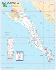 Baja California Map - South
