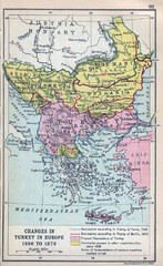 Balkan Peninsula Historical Map