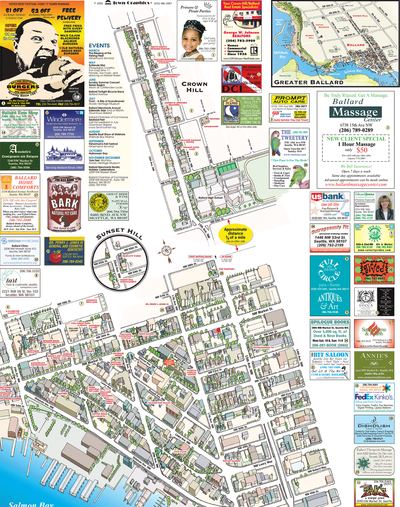 Ballard tourist map - ballard washington • mappery